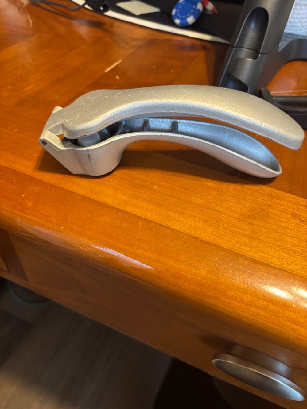 Pampered Chef Silver Aluminum Garlic Press